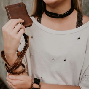 Oak River Jericho Whiskey ID Keychain With Lanyard